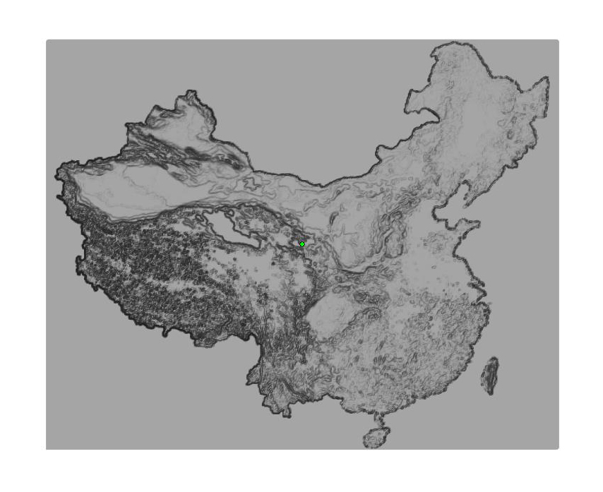 中国地形图1